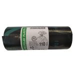 Sac à ordures avec bande de fermeture OKS HD/PE 110 l, rouleau de 10 pcs