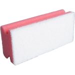 Eponge Edi Clean Basic, rouge/blanche, paquet de 10 pièces