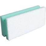 Eponge Edi Clean Basic, vert/blanc, paquet de 10 pièces