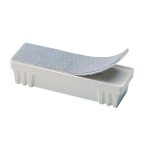 Effaceur Legamaster, avec bande effaceuse, gris