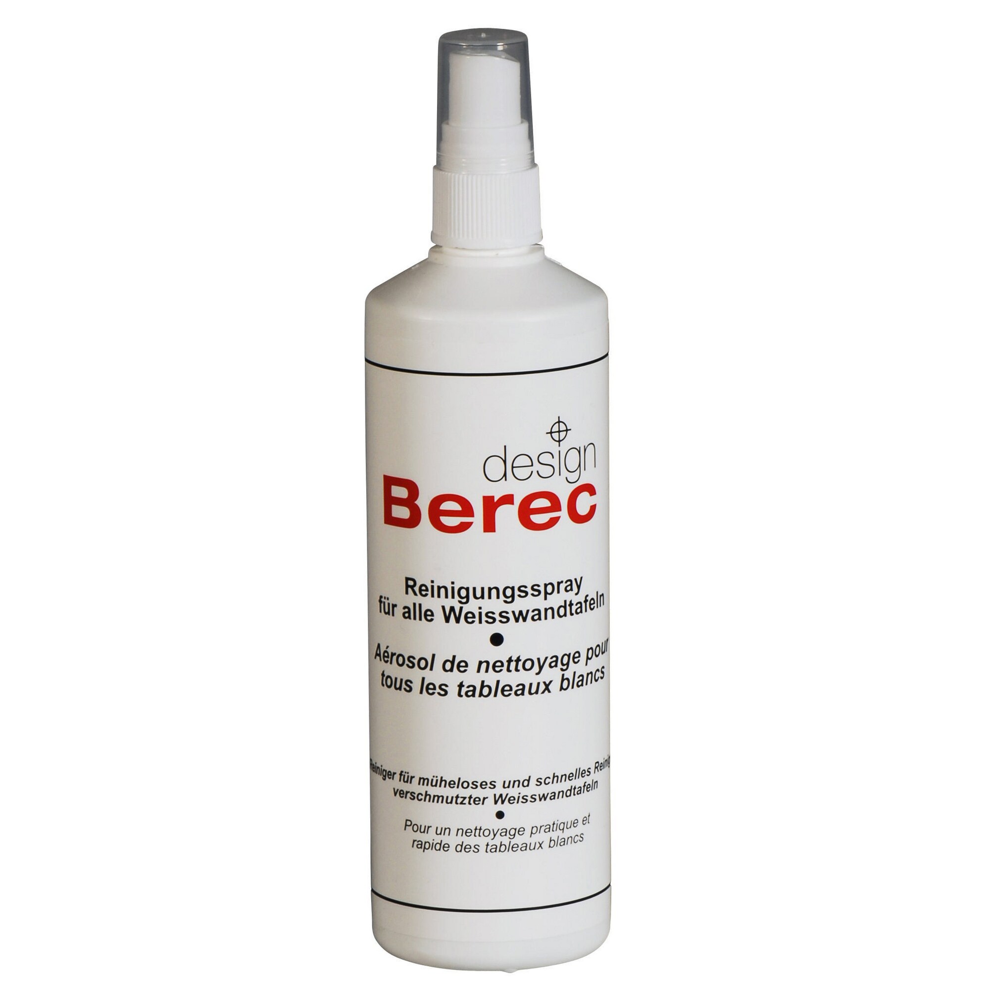 1050966.jpg Spray nettoyant Berec Design, pour tableaux blancs, bouteille de 250 ml - Image 1