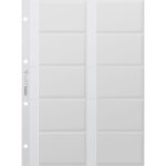 Poch. protège-doc. Kolma, A4, pour 20 cartes de visite, sachet de 5 unités