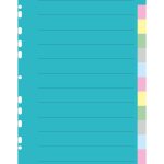 Répertoire A4, carton 200 g/m2, 12 pièces, couleur