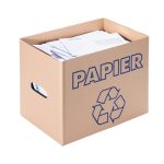 Box de recyclage Brieger, 372x247x300 mm, brun