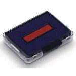 Tampons encreurs de rechange Trodat 6/50, rouge/bleu, Emb. de 2 pces.
