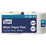 Papier d'essuyage Tork Plus Combi Roll pour W1/W2 - 2 plis - blanc - 2 bobines