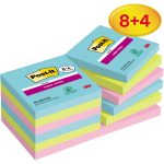 Notes adhésives Post-it Super Sticky Cosmic pack promo, 76x76mm, 8+4 pcs.