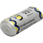 Sachet multi-usage avec bande de fermeture HD/PE, 22 l, roul. de 40 pièces