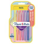 Stylo-feutre Papermate Flair - pointe moyenne - coloris pastel - par 6