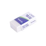 Gomme à effacer, courte, sans PVC, blanc