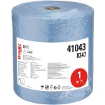 Rouleau de chiffons Kimberly Clark Wypall X80 8347, 1 couche, bleu