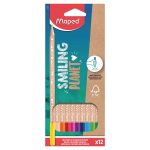 Crayon de couleur Maped Smiling Planet - boîte de 12