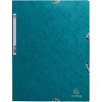 Exacompta A4 elastic folder, Colorspan 400g/m2, Pacific blue