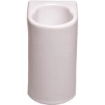 Porte-brosse pour toilettes Edi Clean Wall Fix, céramique, blanc