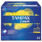 Tamposn Tampax Compak Regular, paquet de 22 piéces