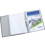 Pochette perforée Premium A4- PP grainé 12/100e- par 25