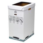 Corbeille de tri Fellowes Bankers Box - 90 L - lot de 5
