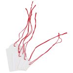 Étiquettes volantes Herma 6918, 32 x 50 mm, blc, avec fil rouge,100 unités
