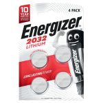 Pile bouton lithium Energizer CR2032 - pack de 4