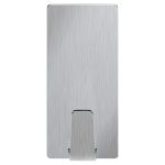 Crochet L rectangulaire waterproof Tesa Powerstrip - adhésif - métal chromé