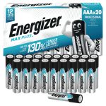 Pile alcaline Energizer Max Plus AAA/LR03 - pack de 20