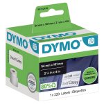 Etiquette d'expédition Dymo LW - 101 x 54 mm - blanche - rouleau de 220