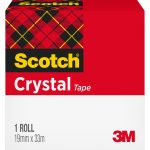 Ruban adhésif transparent Scotch Crystal - 19 mm x 33 m