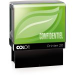 Tampon « CONFIDENTIEL », Colop Green Line, 14 x 38 mm, rouge