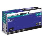 Gants jetables Semperguard Style nitrile, T. M, lot de 100 pièces
