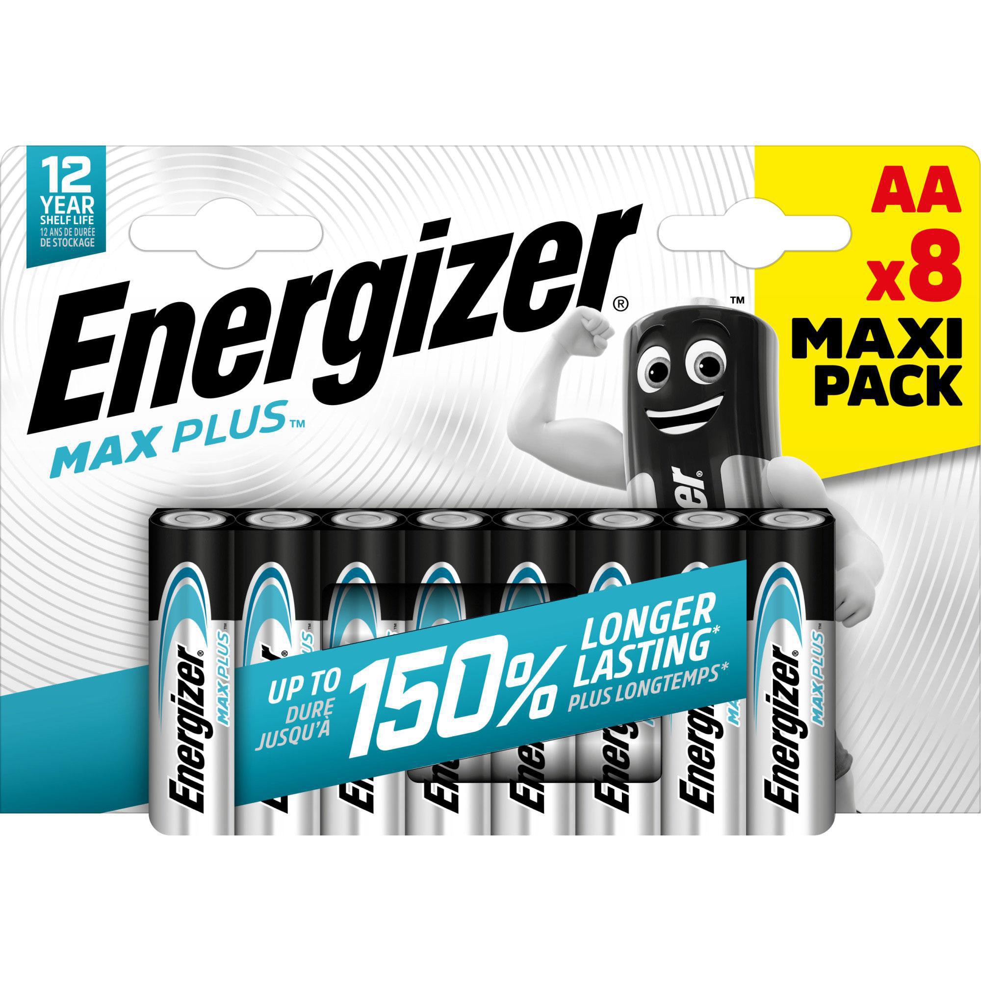 3280703.jpg Pile alcaline Energizer Max Plus AA/LR06 - pack de 8 – Bild 1