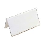 Porte-nom de table Durable 8051, 52 x 100 mm, en plastique, transp., 25 unit.