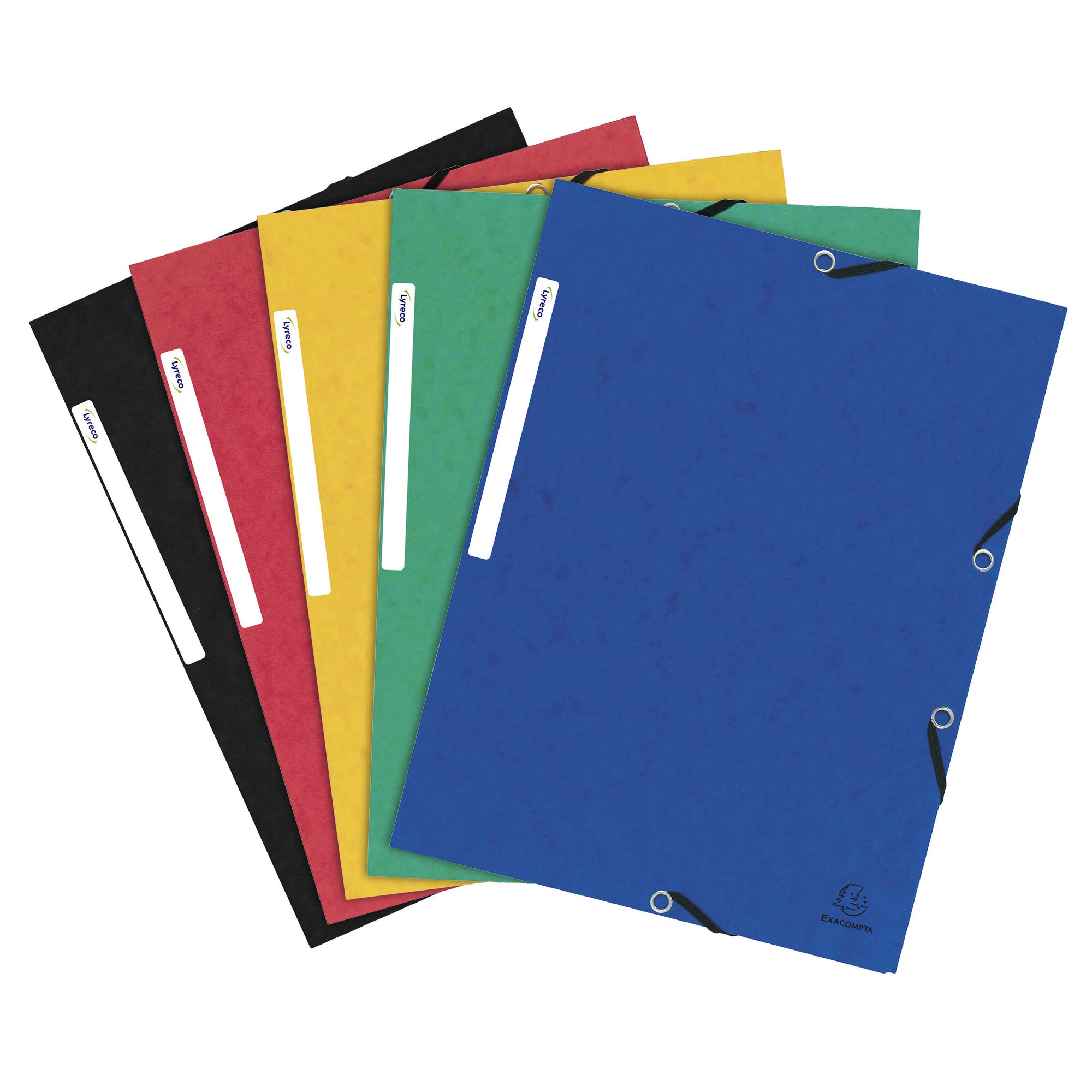 3609873.jpg Chemise 3 rabats- carte lustrée- coloris assortis- par 25 - Image 1