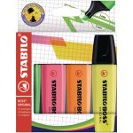 Surligneur Stabilo Boss Original - coloris fluo assortis - pochette de 4
