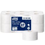 Papier toilette Tork Advanced Mini Jumbo pour T2 - 2 plis - 12 rouleaux